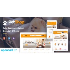 PetShop — адаптивная тема OpenCart 3 для зоомагазина