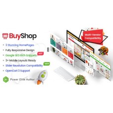 BuyShop — адаптивная и многофункциональная тема OpenCart 3 с макетами, специфичными для мобильных устройств