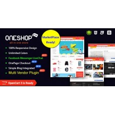 Отзывы о OneShop — многопрофильная адаптивная тема OpenCart 3 с возможностью перетаскивания