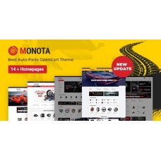 Monota - Магазин автозапчастей, инструментов, оборудования и аксессуаров OpenCart тема