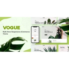 Vogue — тема Opencart для магазина растений