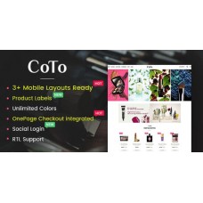 Coto – Магазин красоты и спа OpenCart 2.3 Тема