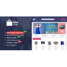 Fina — адаптивная многоцелевая тема OpenCart 2.3