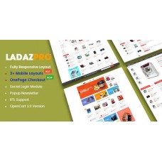 LadazPro - Продвинутая многоцелевая адаптивная тема OpenCart 2.3
