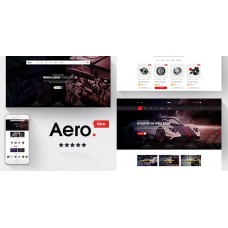 Aero — автомобильные аксессуары Адаптивная тема Opencart 3.x