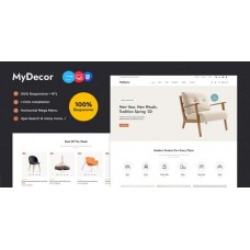 MyDecor - ремесла, дизайн интерьера и мебель Многоцелевая тема Opencart