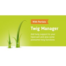 Twig Manager (добавьте поддержку .twig для вашего Opencart 2.x)