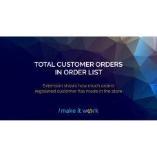 Общее количество заказов клиентов в списке заказов